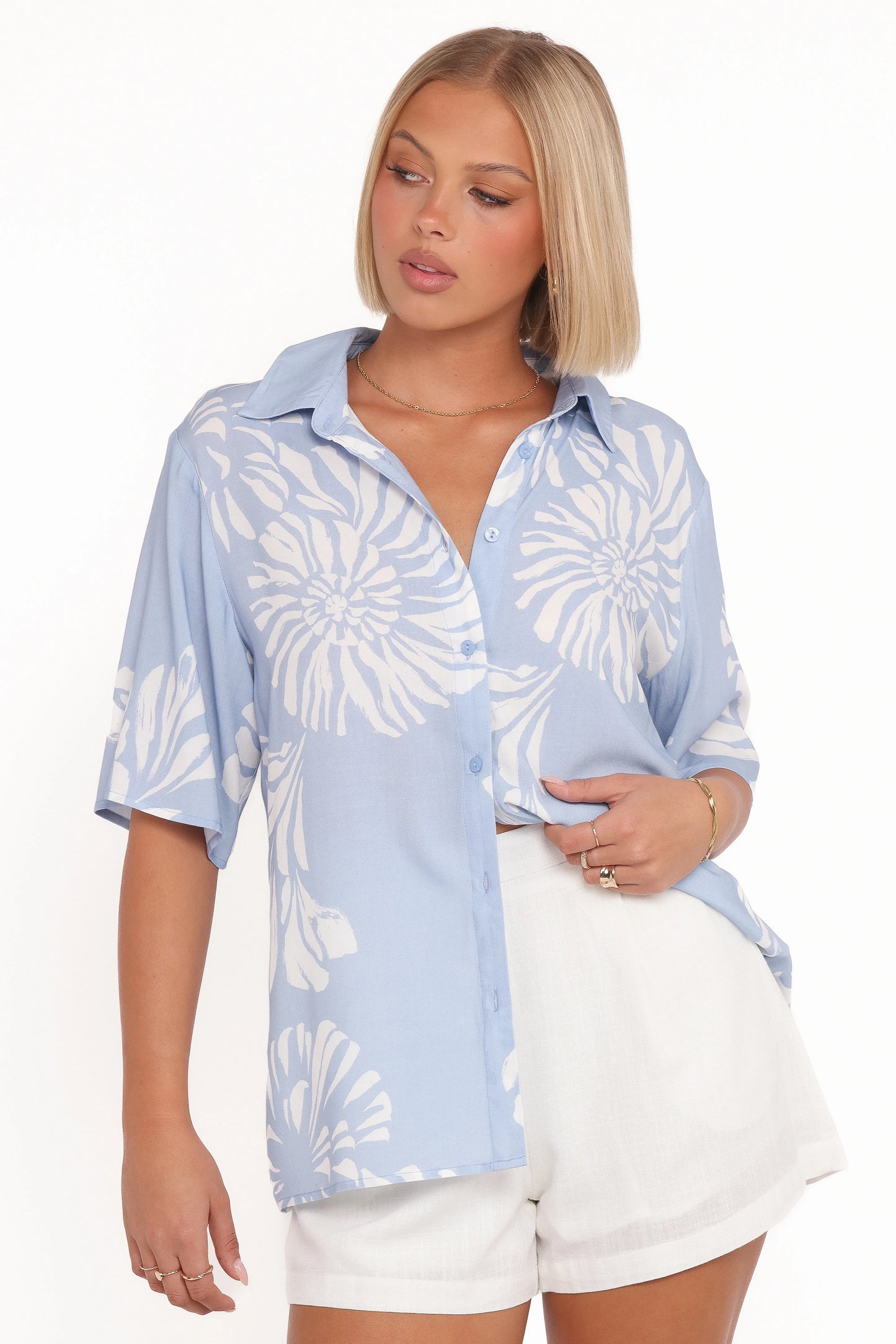 Riva Short Sleeve Shirt Shell Print