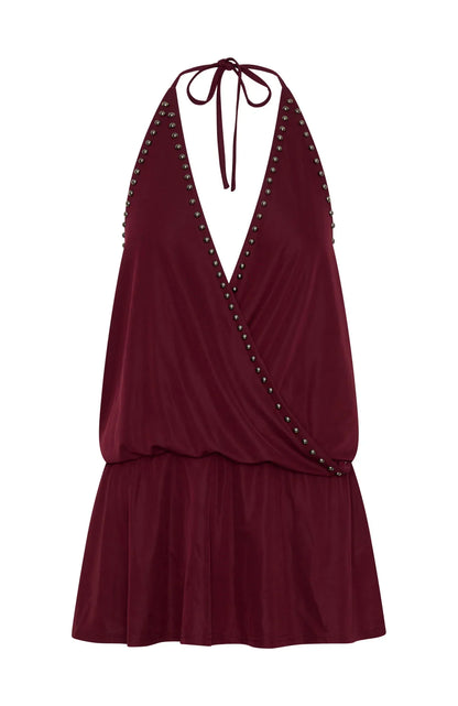Favourite Moment Mini Dress Cherry Cola