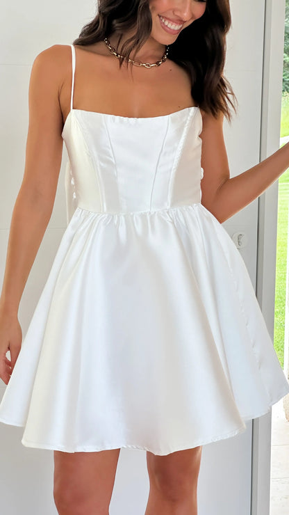 Ichiko Mini Dress White