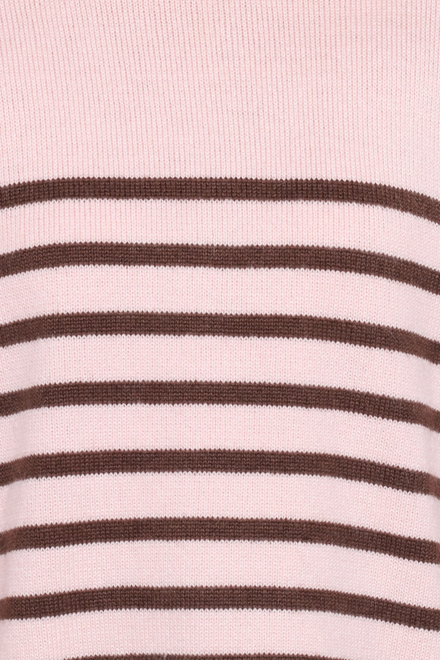 Eleanora Striped Knit Pullover Sweater Pink