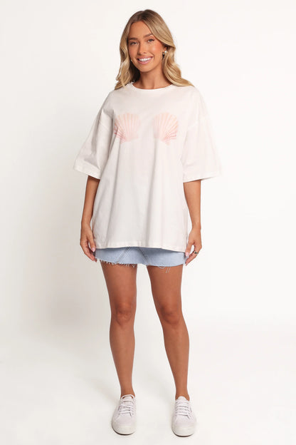 Sammie Graphic Tee White