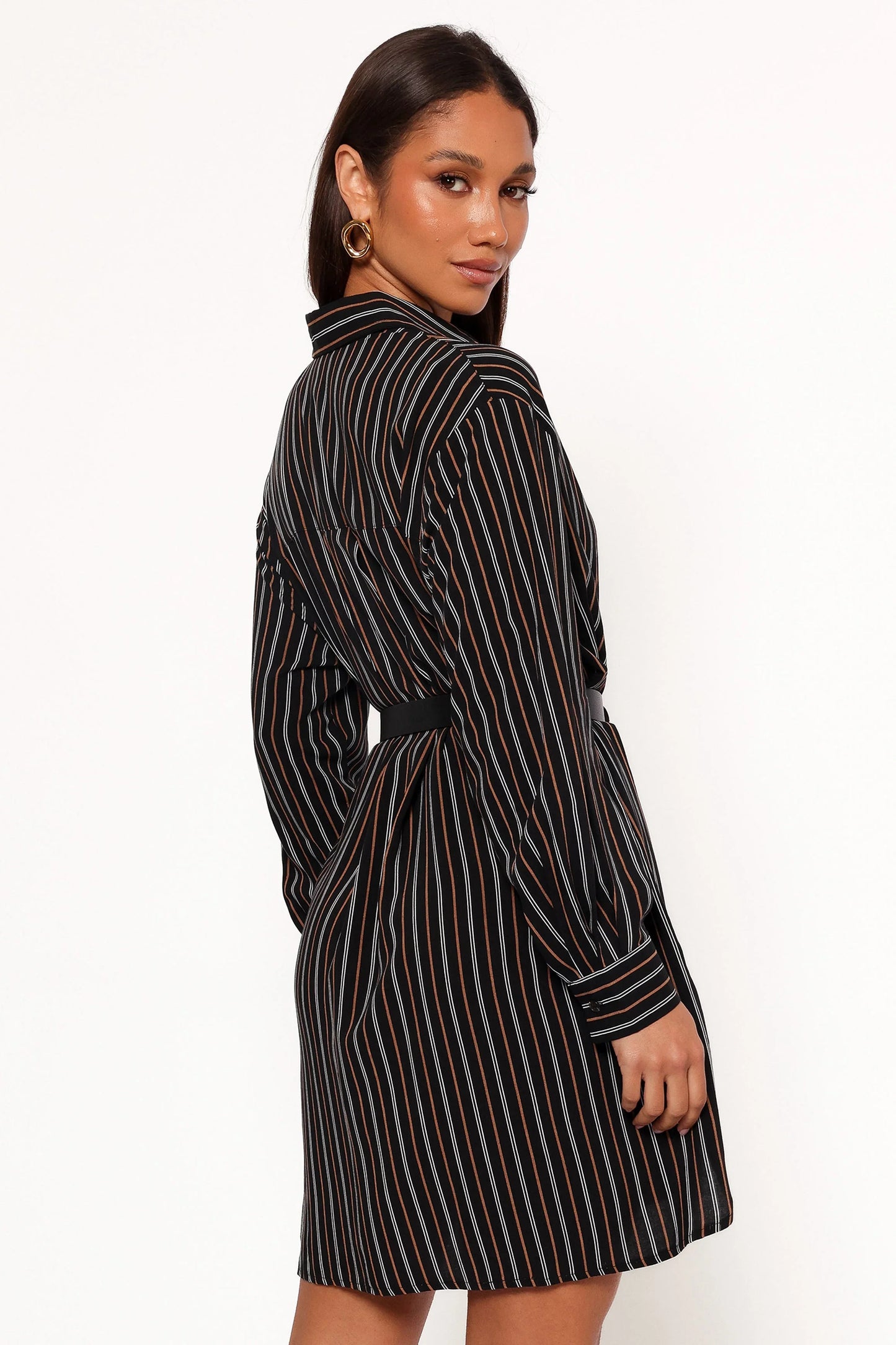 Elsa Shirt Black Camel