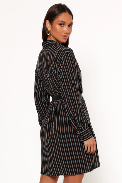 Elsa Shirt Black Camel
