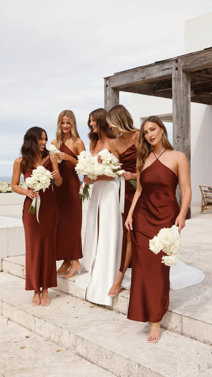 Chiara Maxi Dress Brown