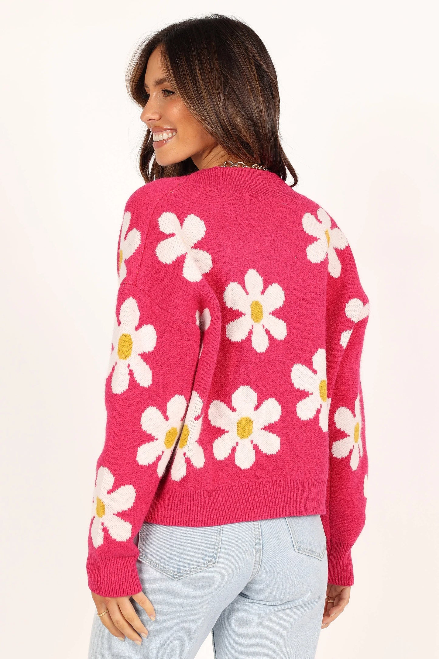 Daisy Cardigan Orchid