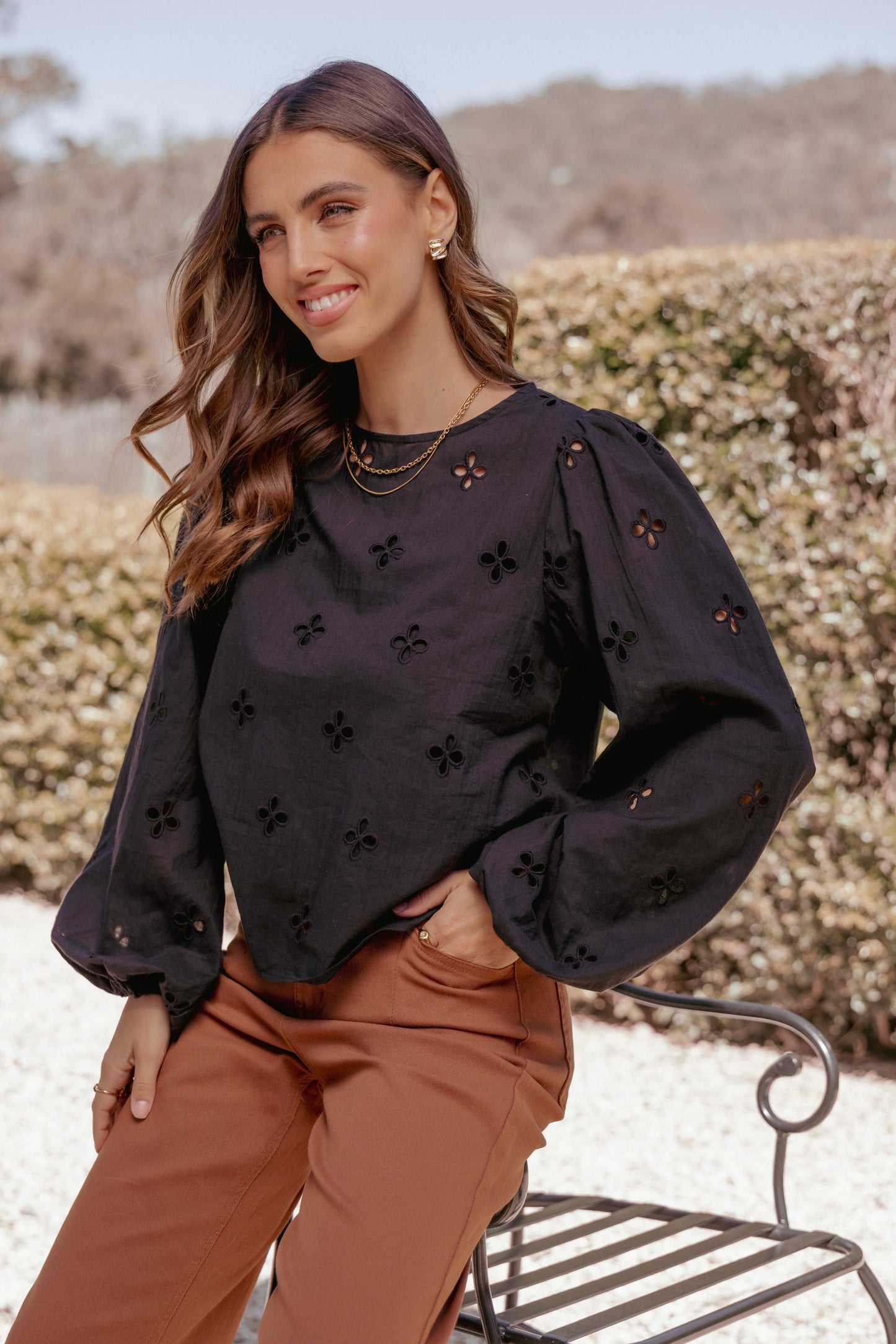 Aggie Blouse Black