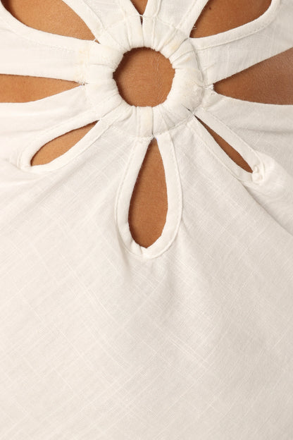 Sola Midi Dress White