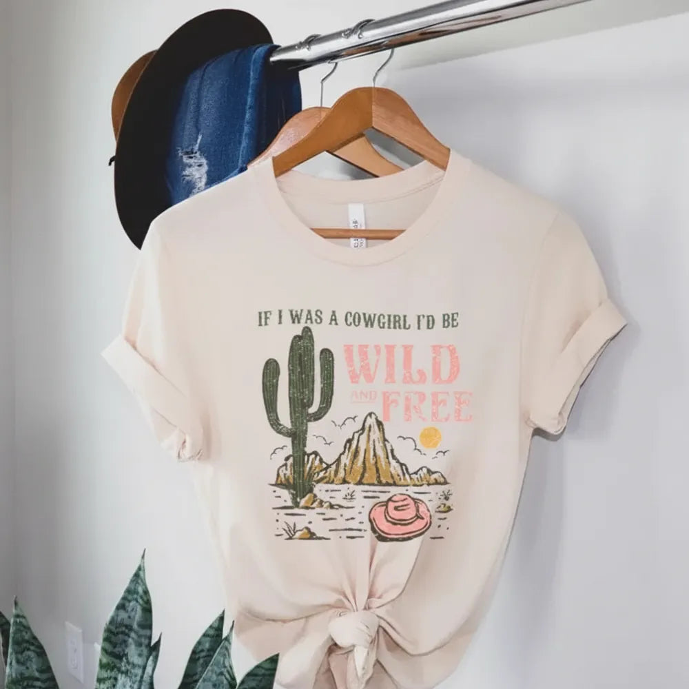 Vintage Boho Western Oversized Graphic Tee