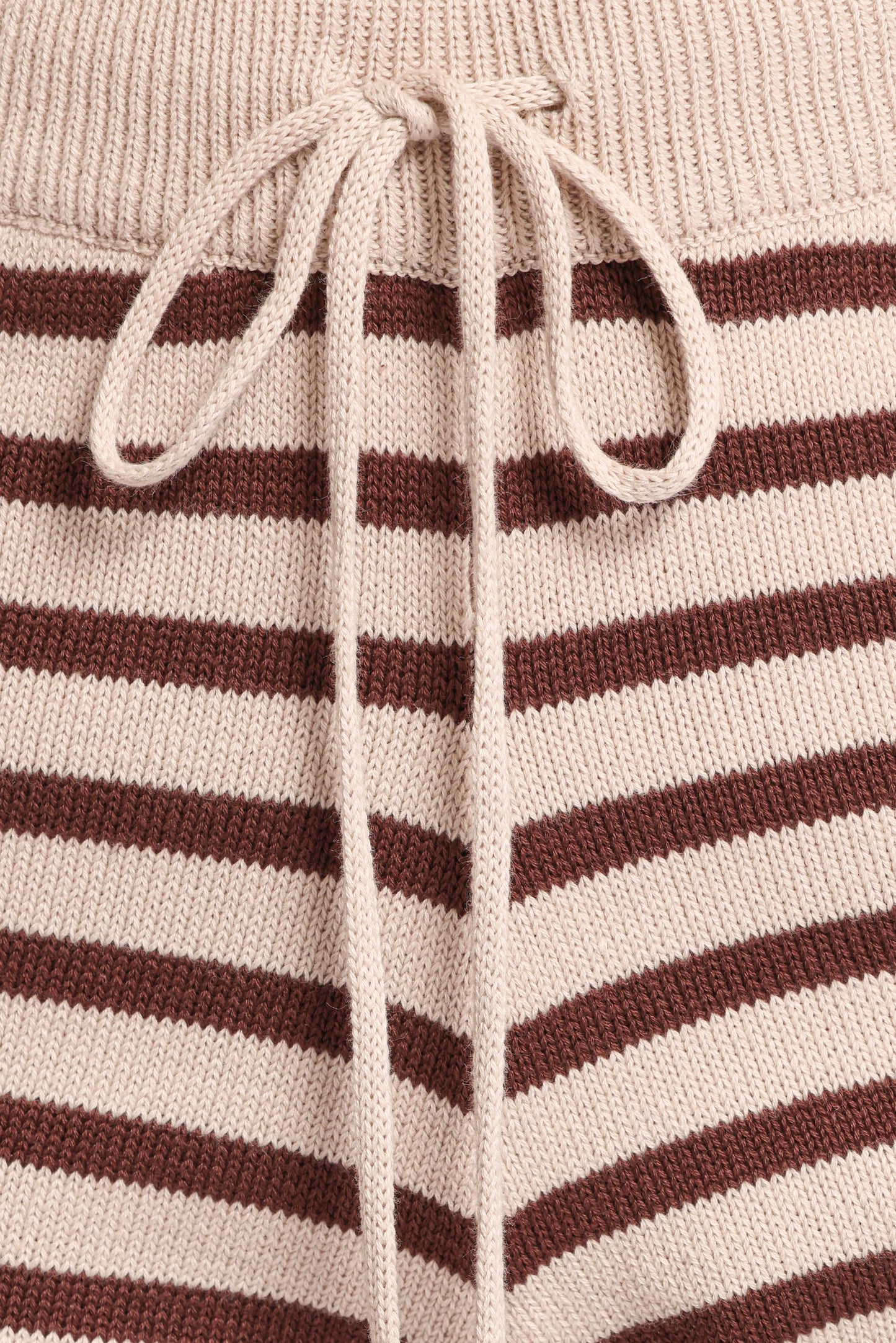 Ilona Knit Set Brown Cream