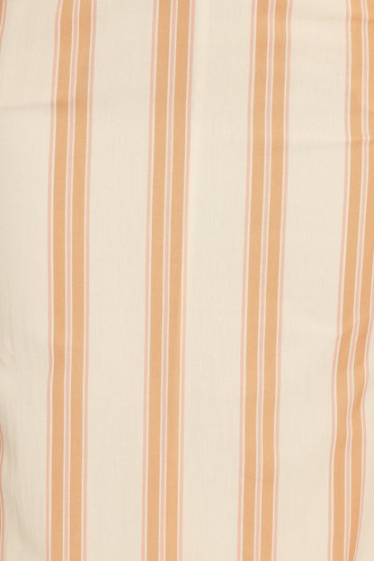 Luisa Midi Dress Brown Stripe