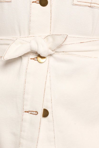 Lepal Denim Shirt White