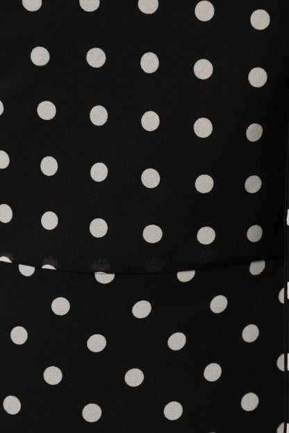Francesca Midi Dress Black Polka Dot