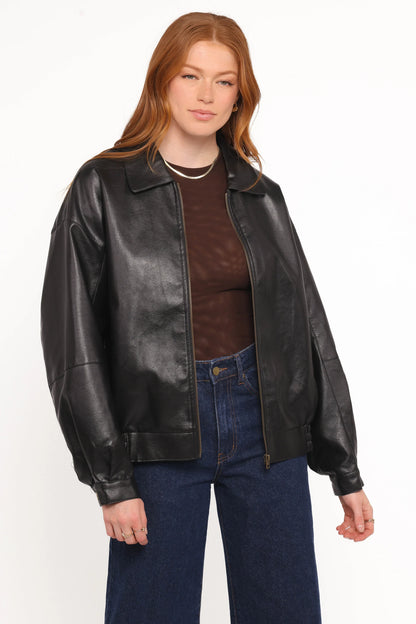 Zoe Bomber Jacket Black