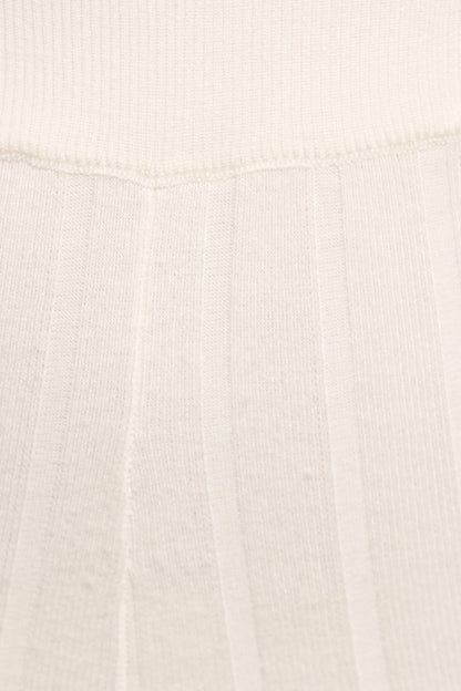 Silvie Long Sleeve Knitted Set Cream