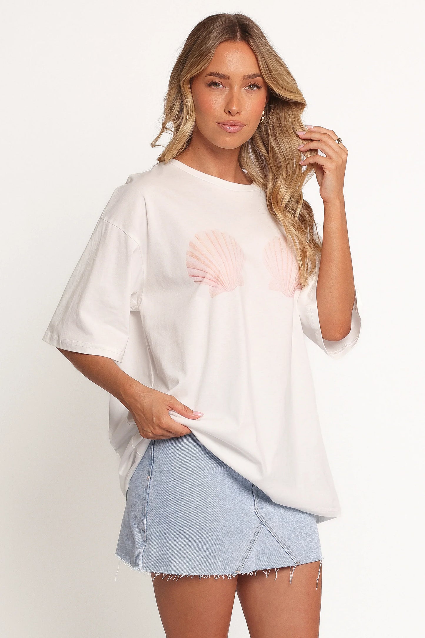 Sammie Graphic Tee White
