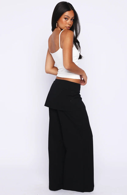 Off Beat Pants Black