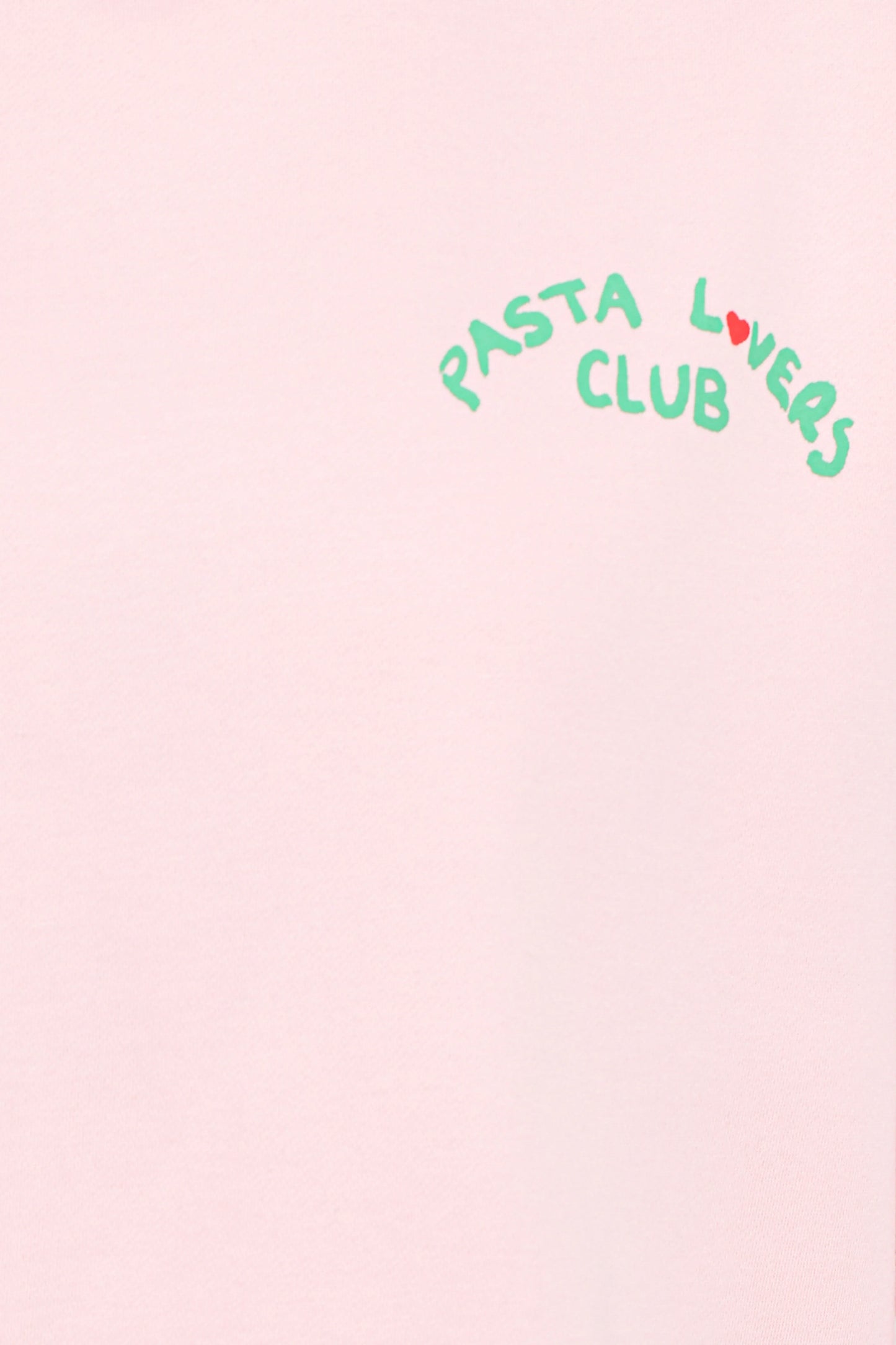 Pasta Lovers Club Graphic Sweater Pink
