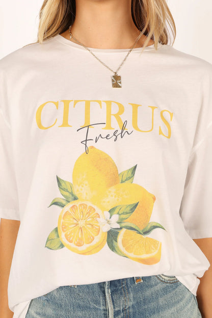 Citrus Tee White