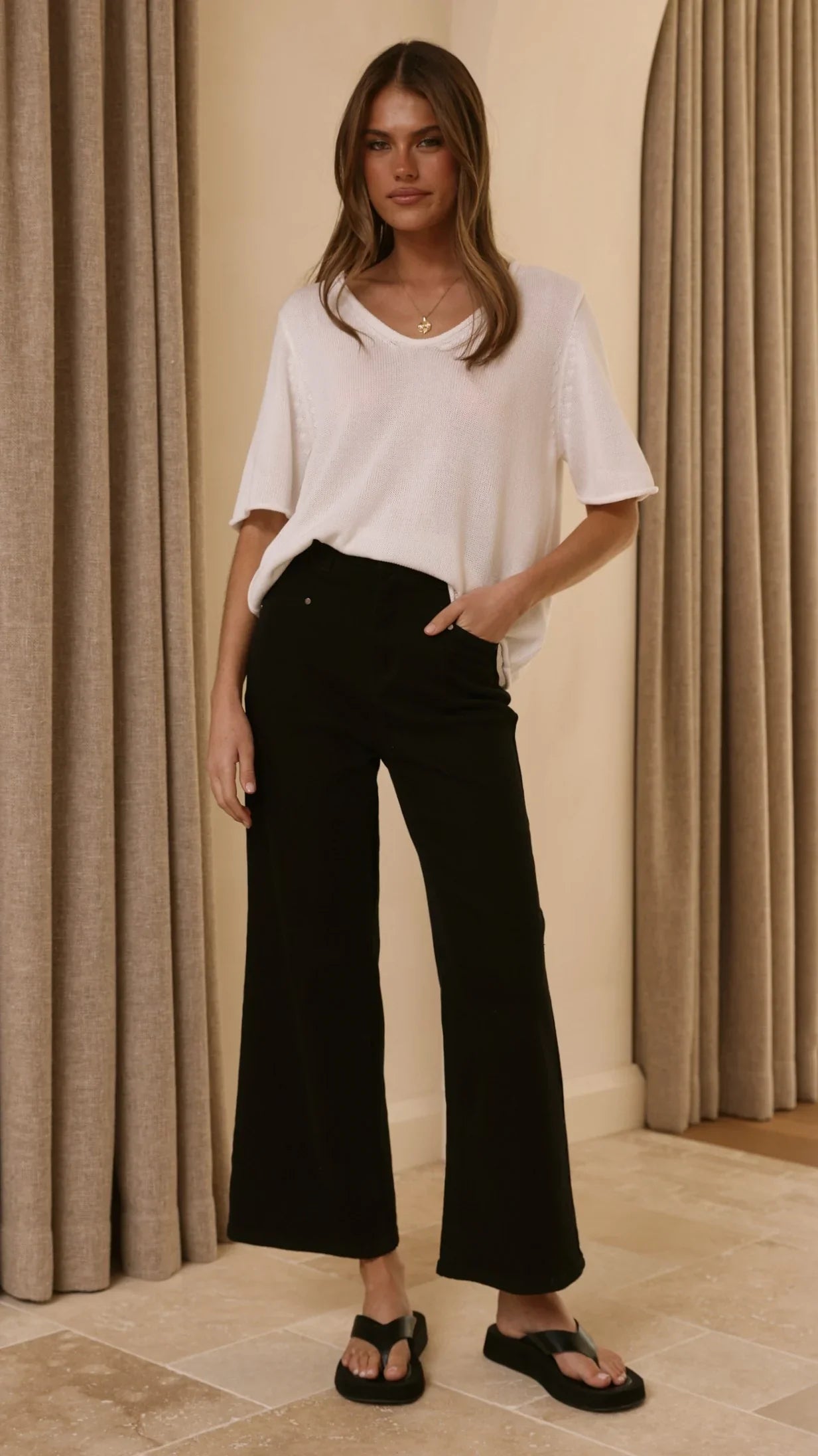 Siani Jeans Black