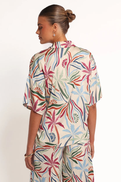 Illoura Short Sleeve Shirt Tahitian Tide