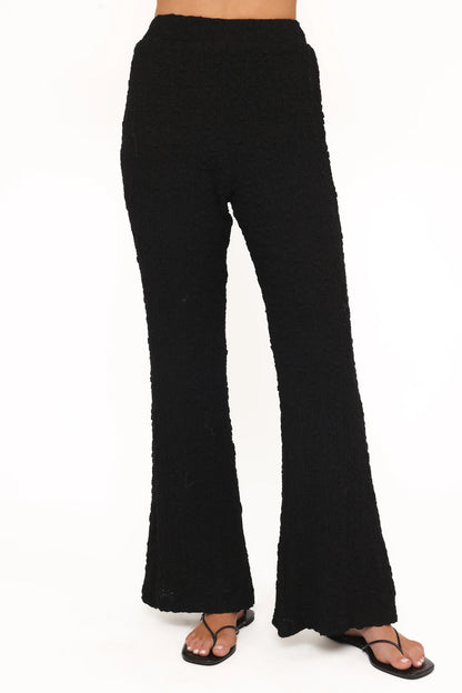 Gracie Lace Pant Set Black