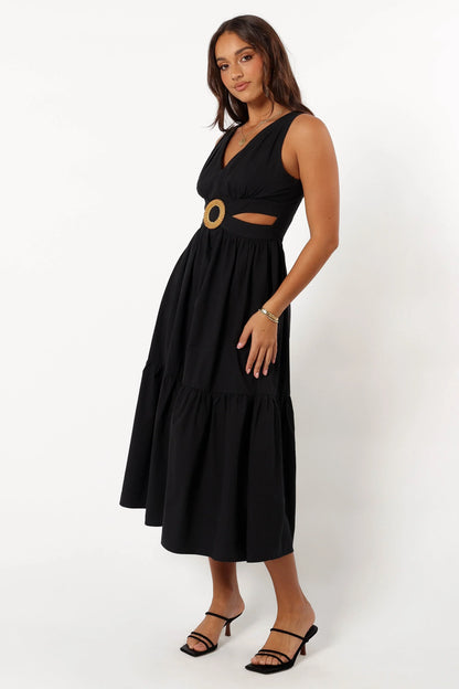 Carmella Midi Dress Black