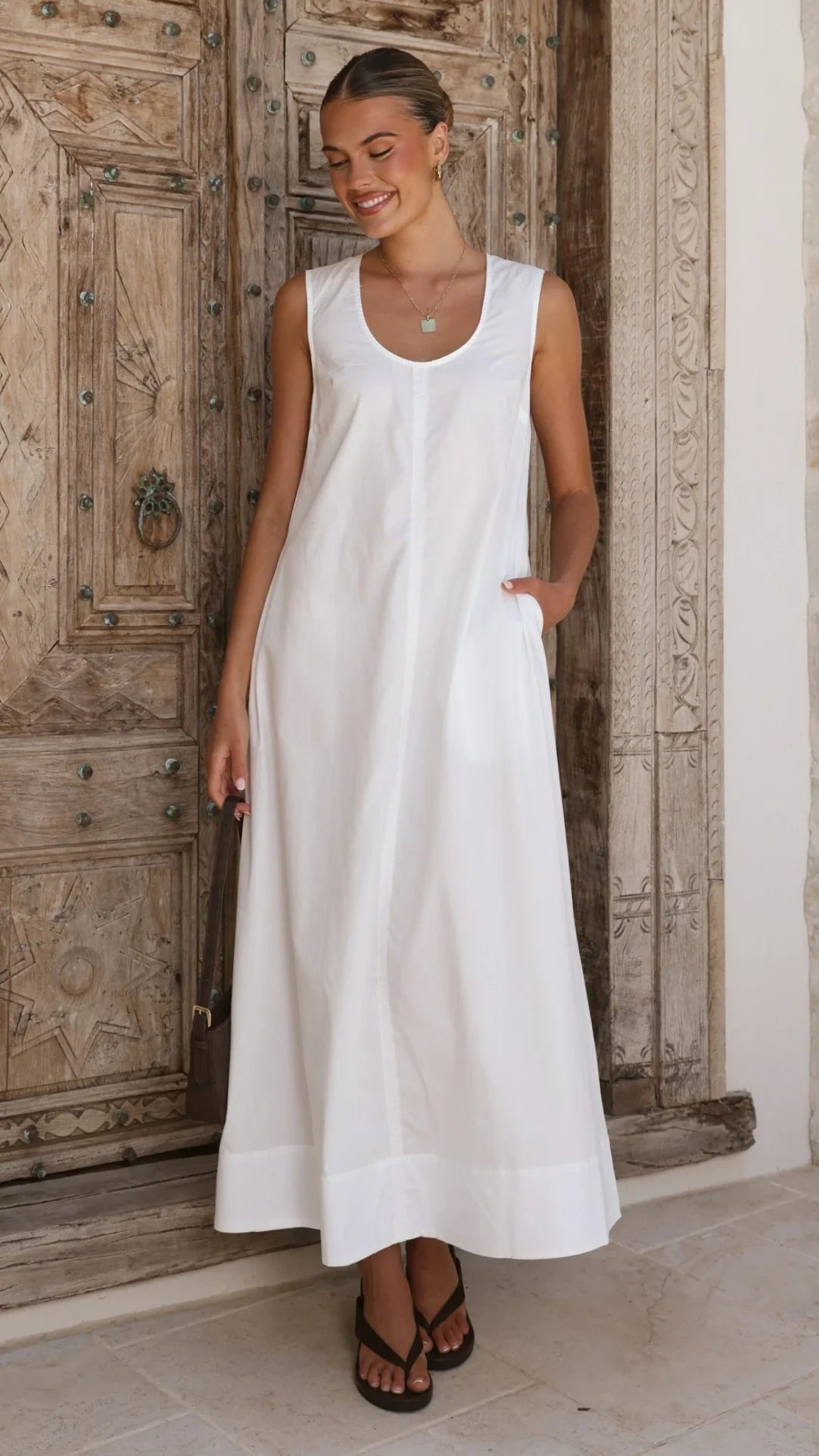 Alex Maxi Dress White