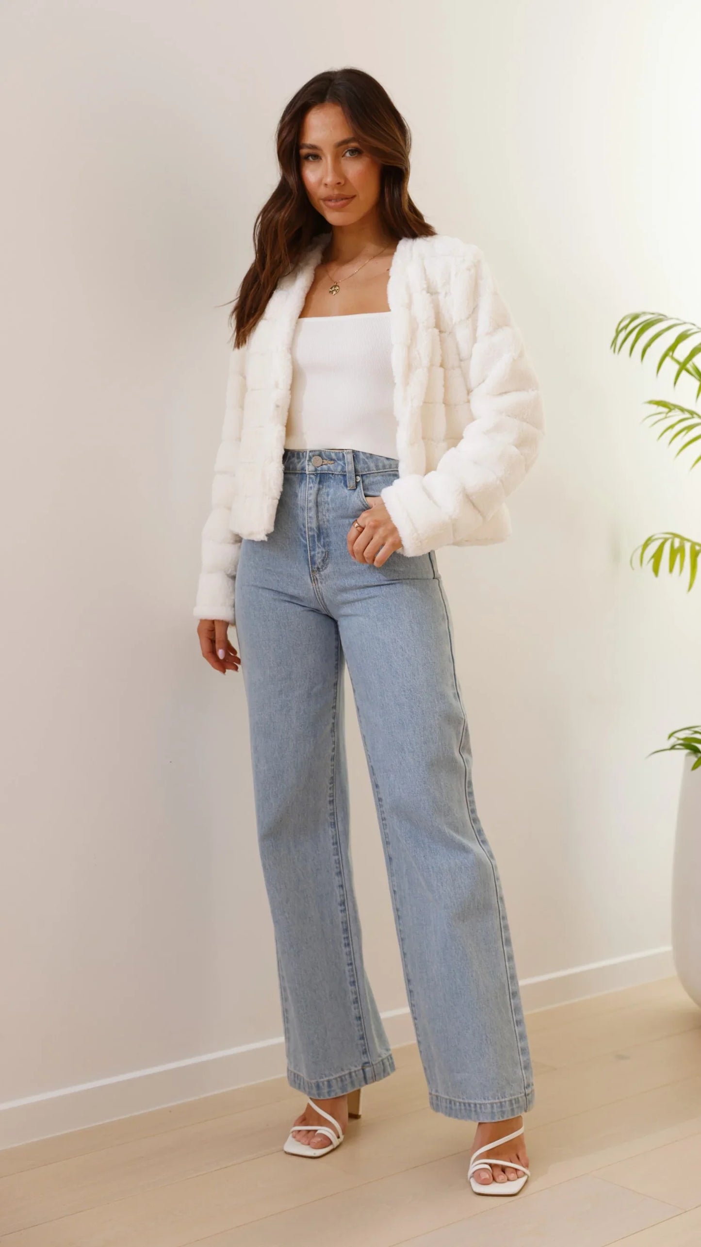 Tully Crop Jacket White