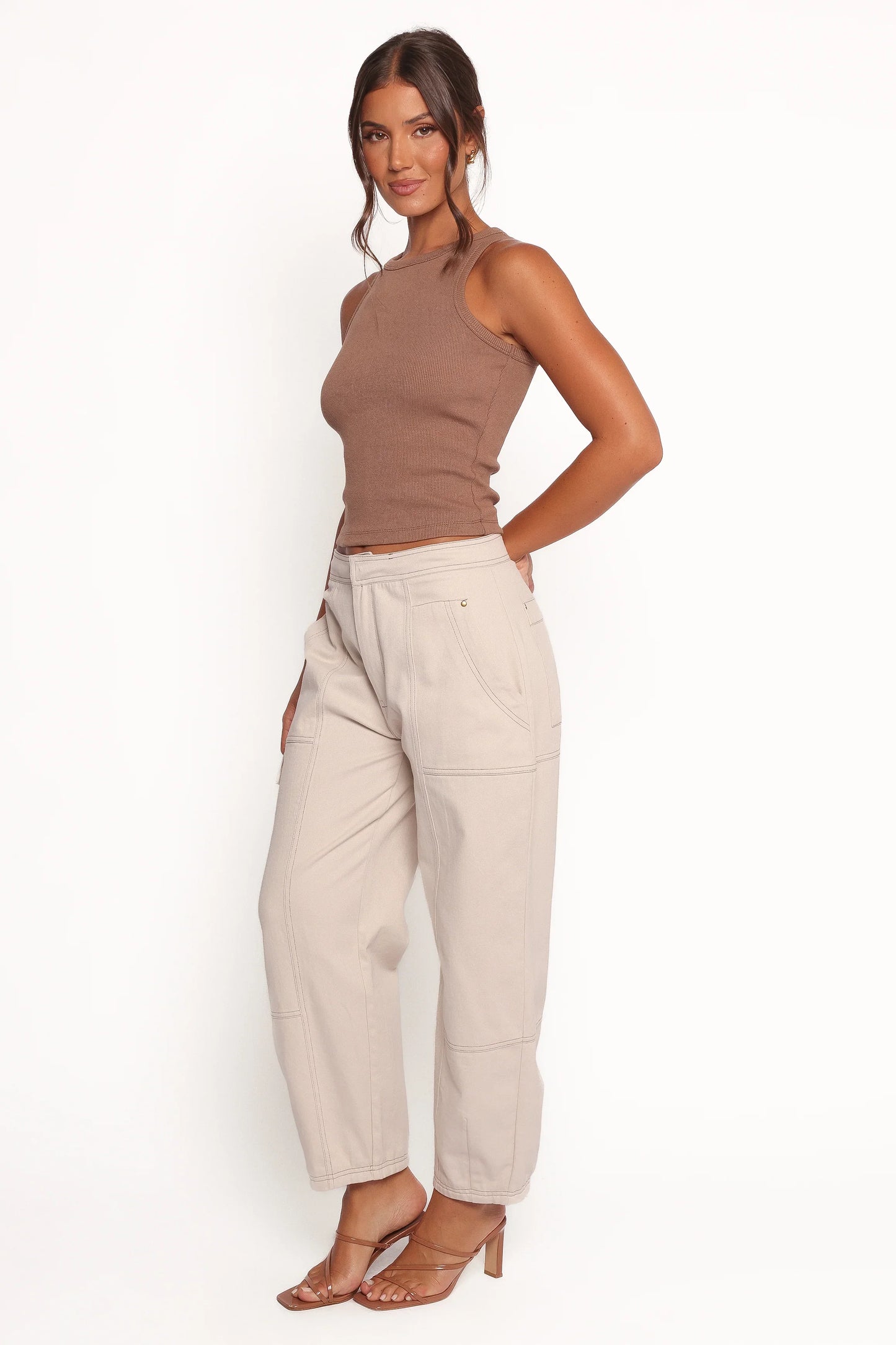 Kiah Cargo Pant Ecru