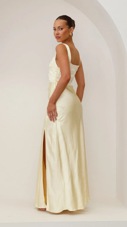 Alaria Maxi Dress Yellow