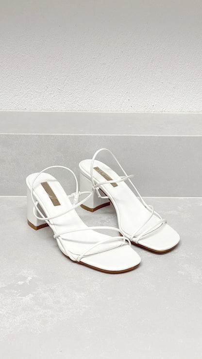 Yachi Heels White
