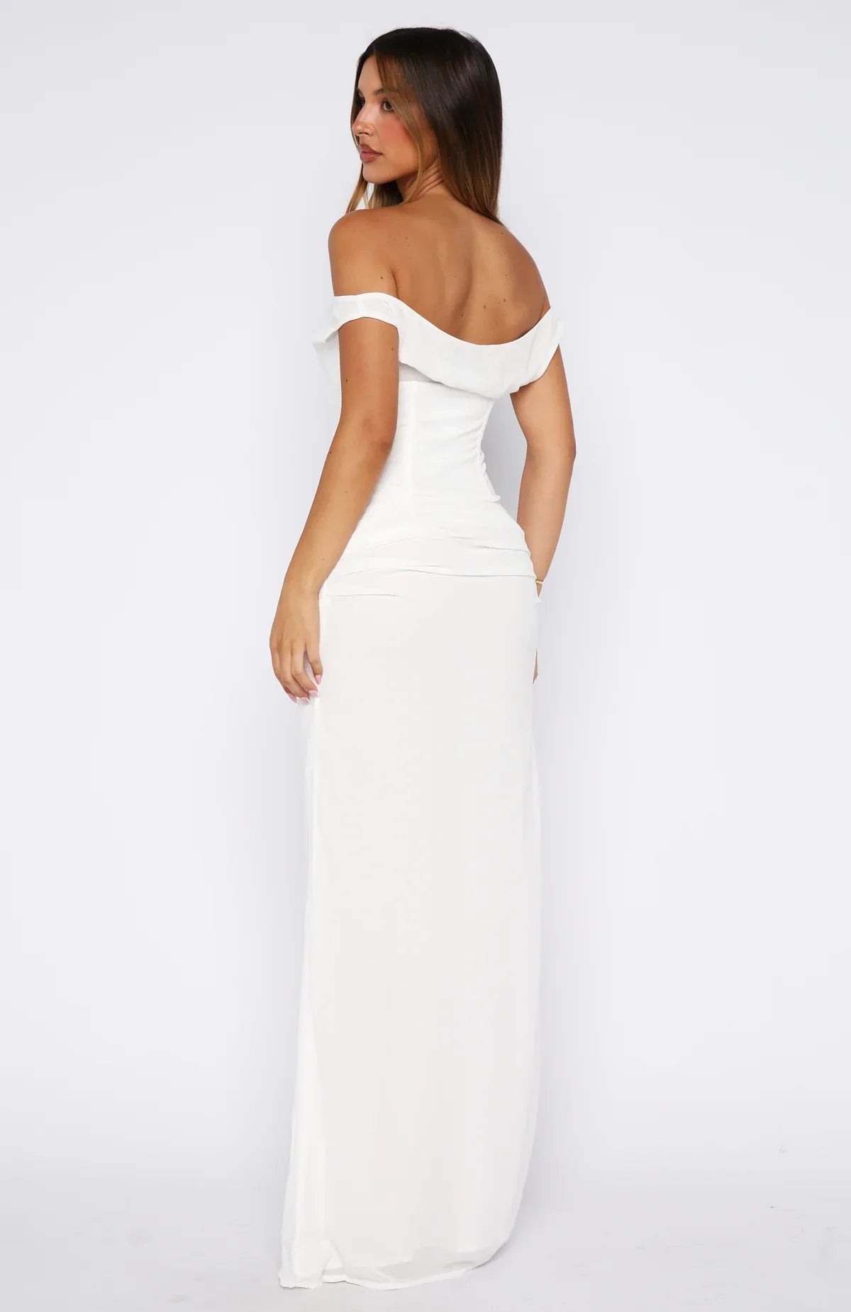 Unavailable Energy Maxi Dress White