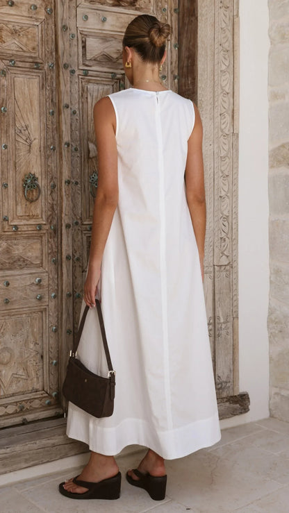 Alex Maxi Dress White