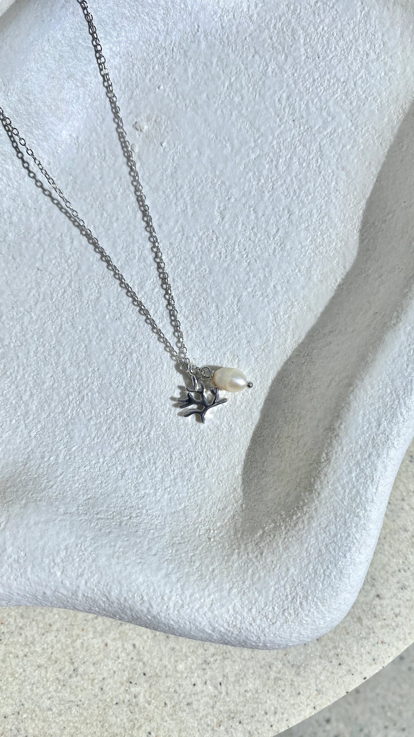 Coral Cove Necklace Sterling Silver