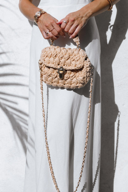 Veve Hand Woven Bag Natural