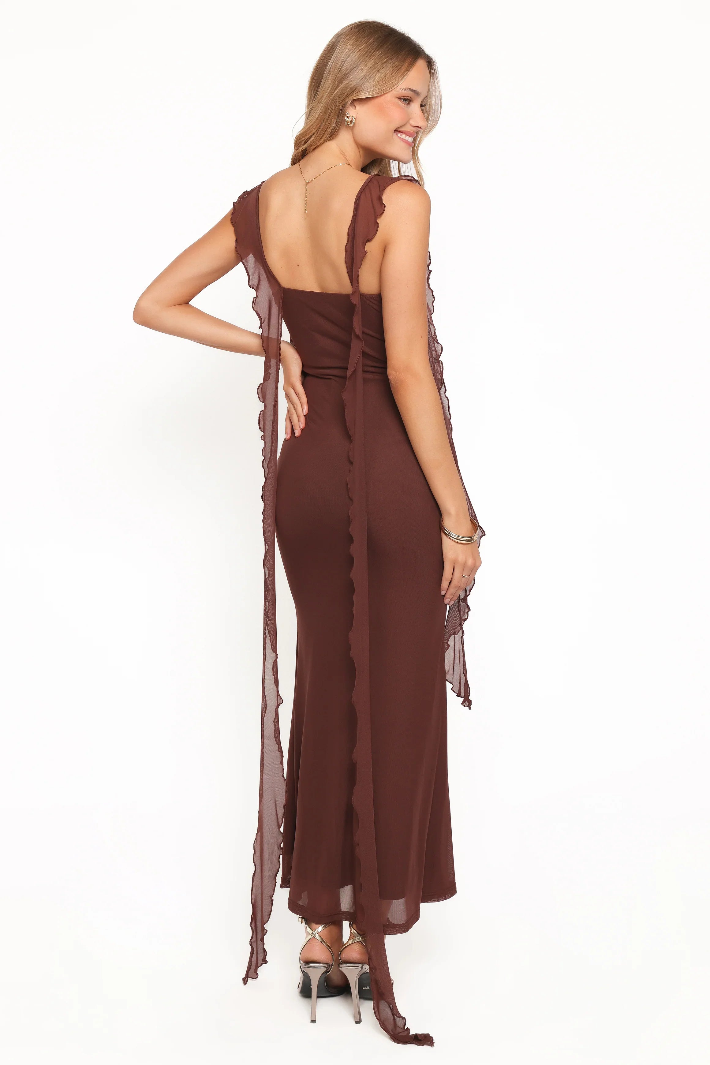 Chiara Maxi Dress Brown