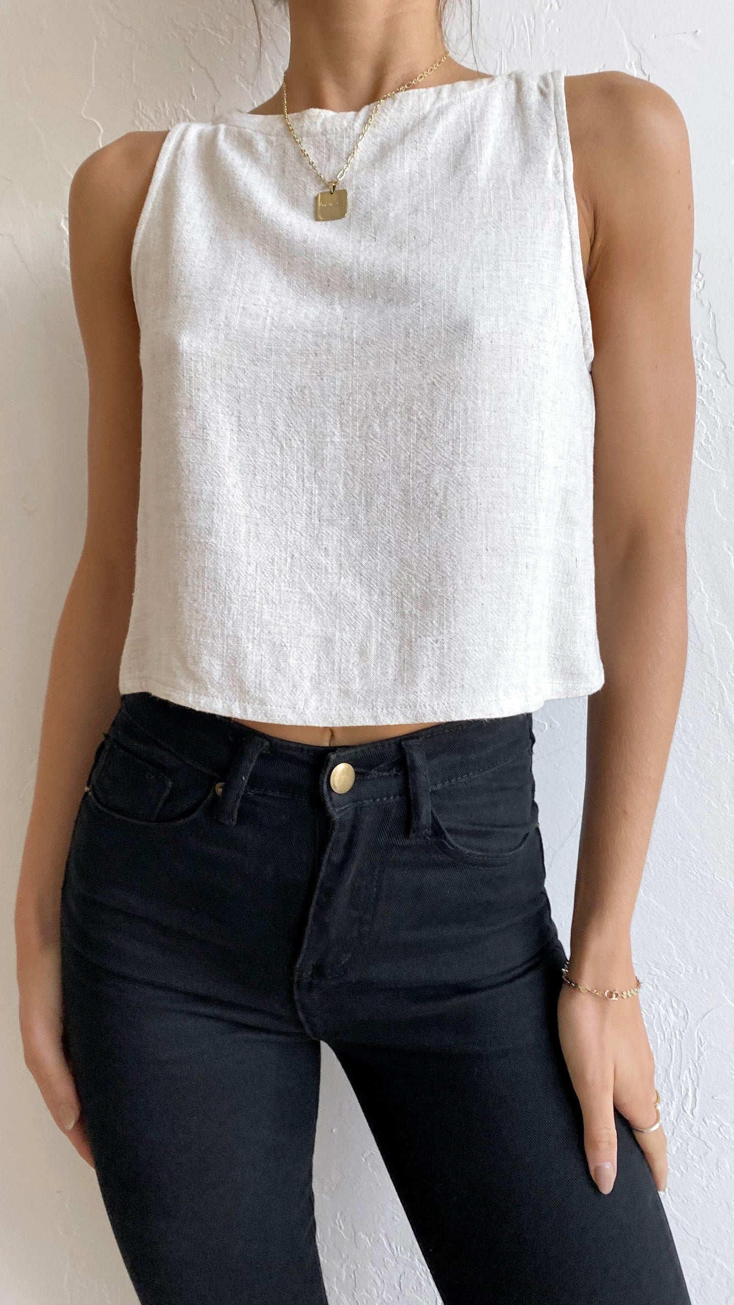Persephone Crop Top Natural
