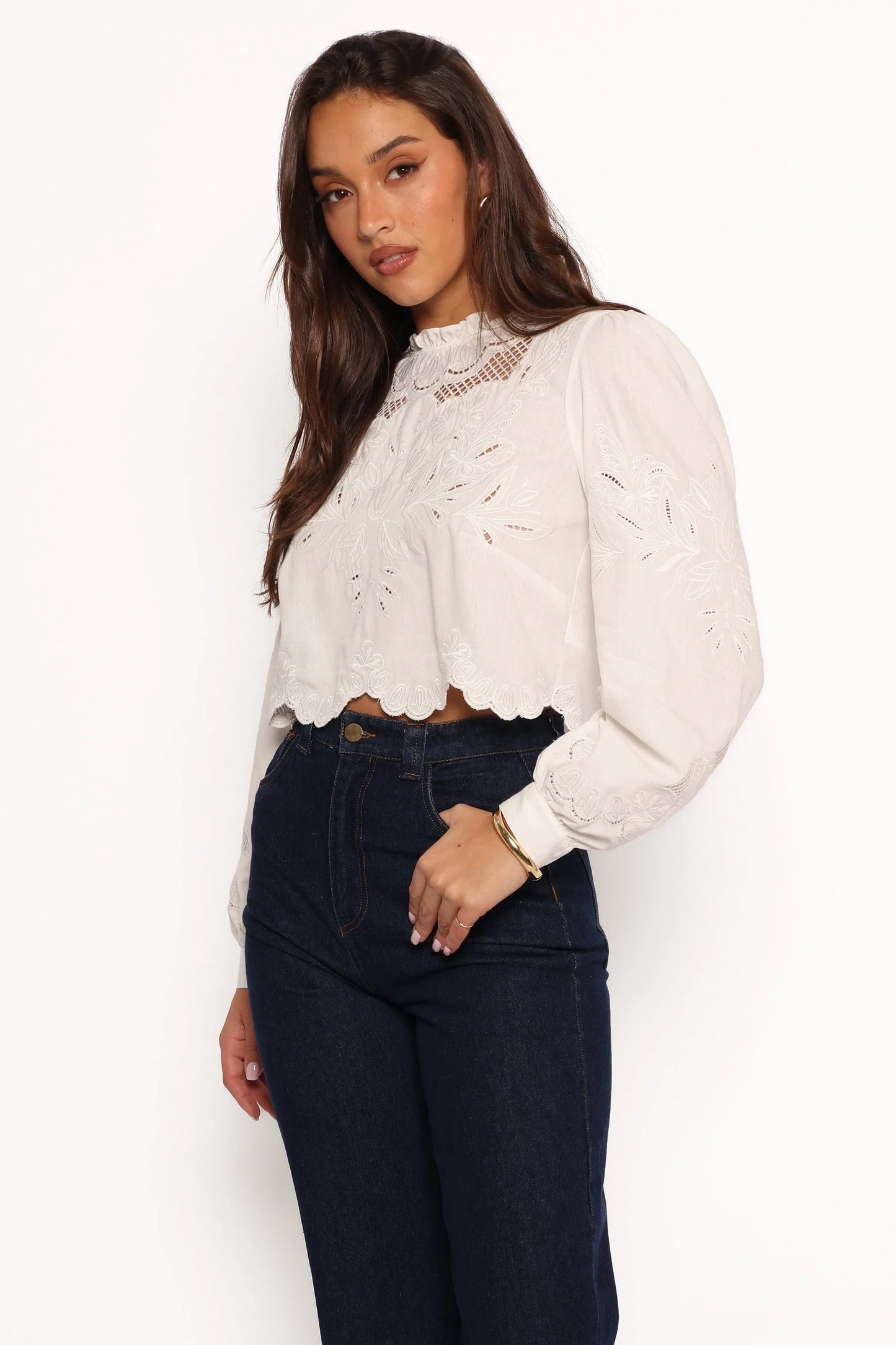 Sallie Top White