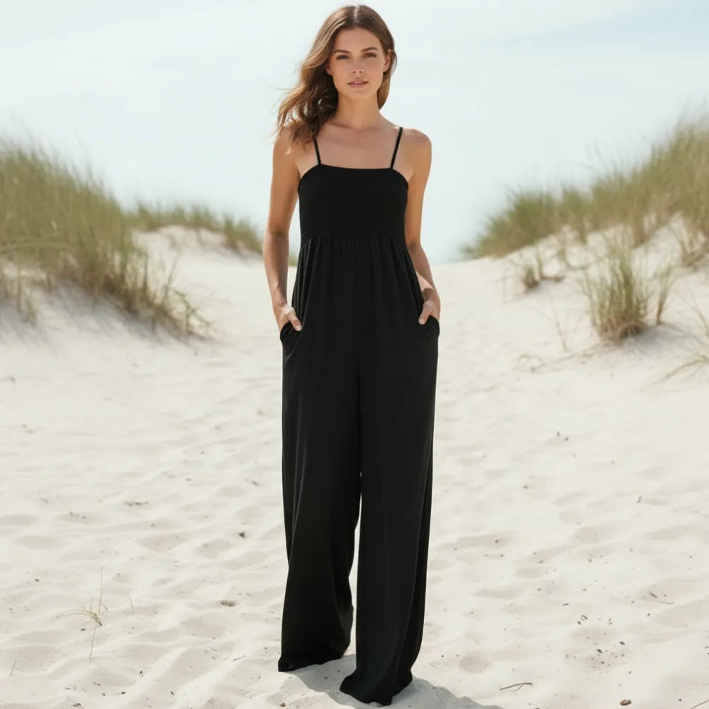 Casual Spaghetti Strap Jumpsuit Rompers