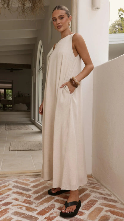 Mylah Maxi Dress Natural
