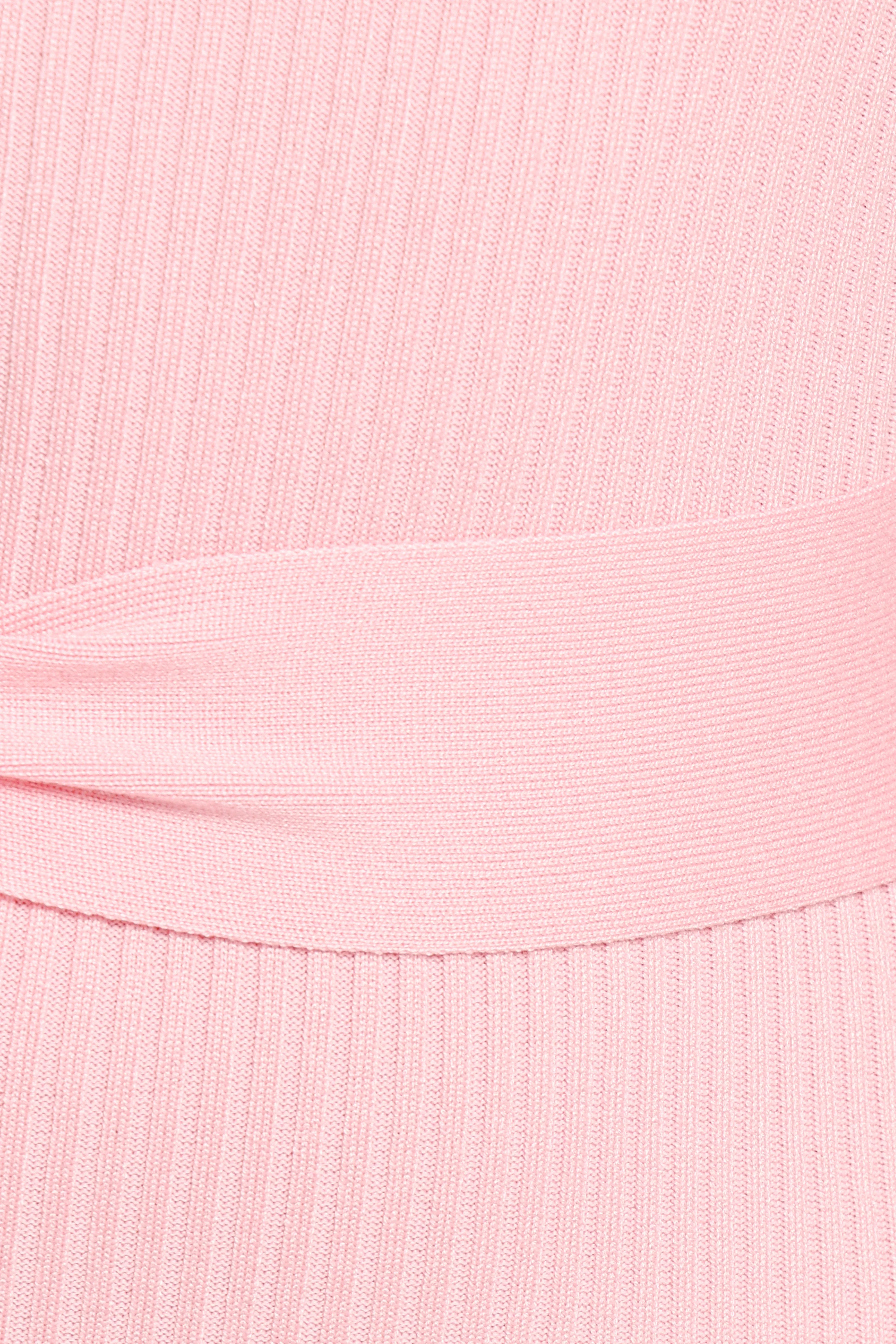Milan Off Shoulder Midi Dress Pink