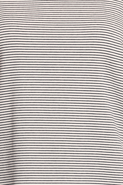 Ruva Long Sleeve Tee Navy White Stripe