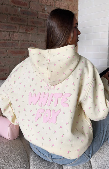 Offstage Printed Oversized Hoodie Lemon Ditsy