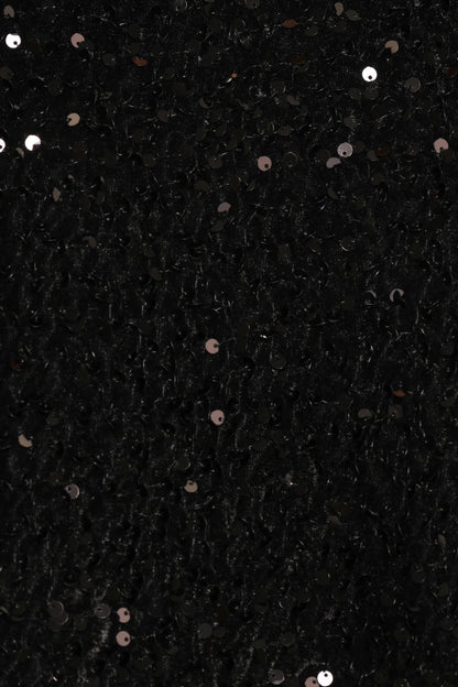 Celesti Sequin Top Black