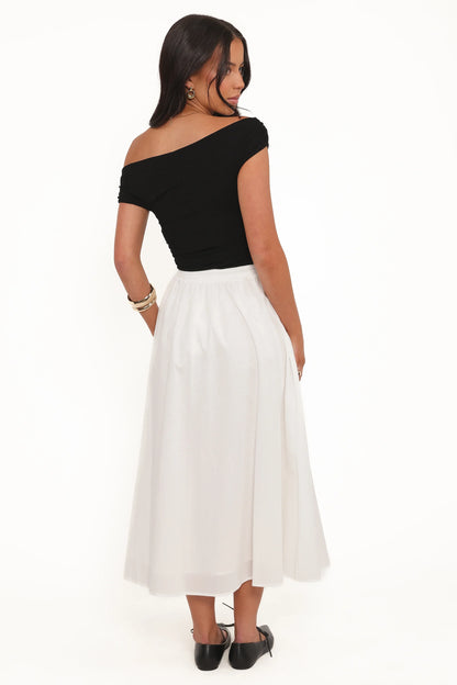 Oakley Midi Skirt White
