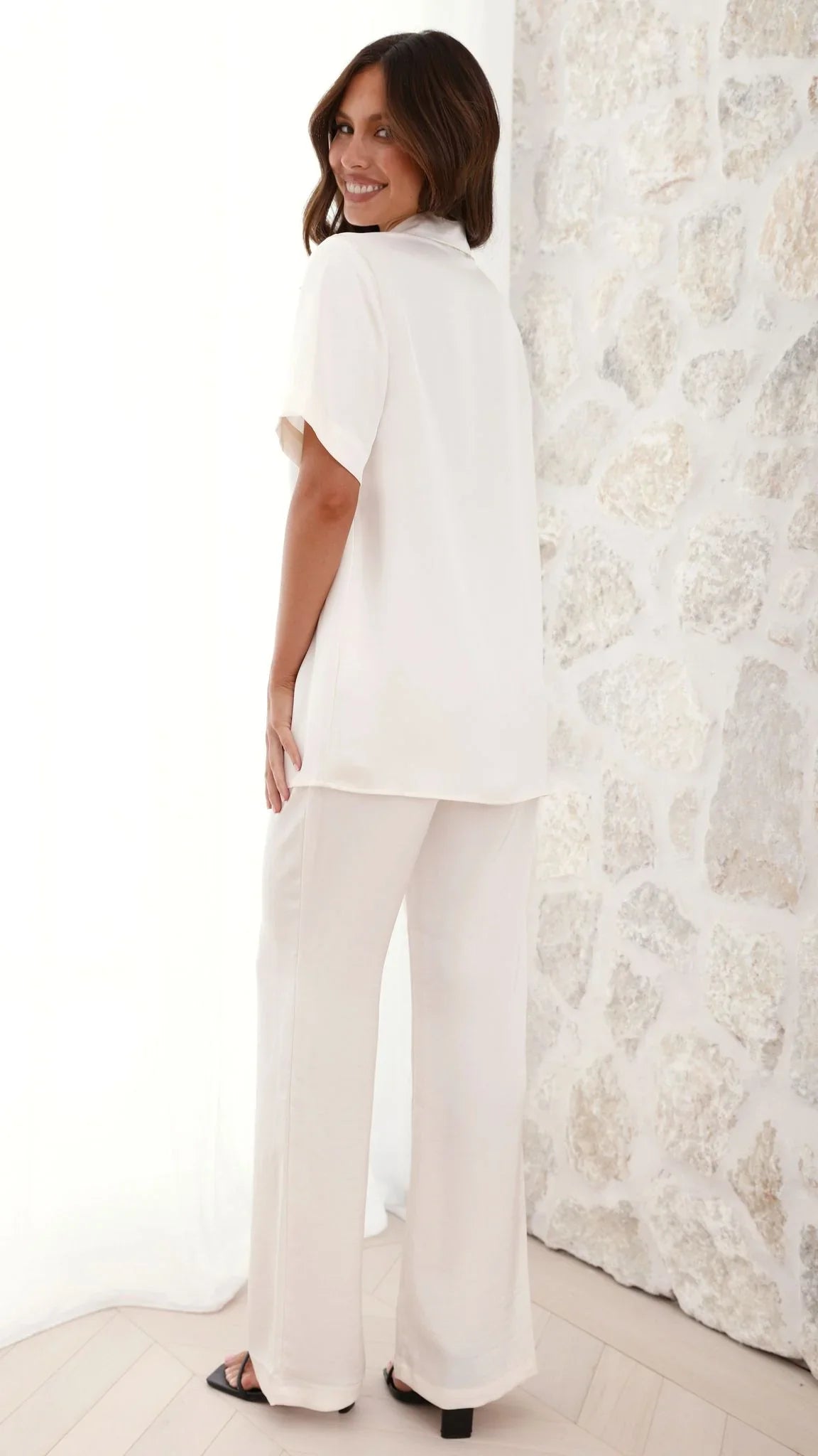 Imogen Button Shirt Cream