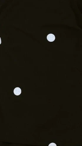 Kailani Strapless Top and Pants Set Black White Polka