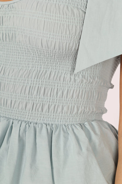 Raphael Tiered Maxi Dress Blue