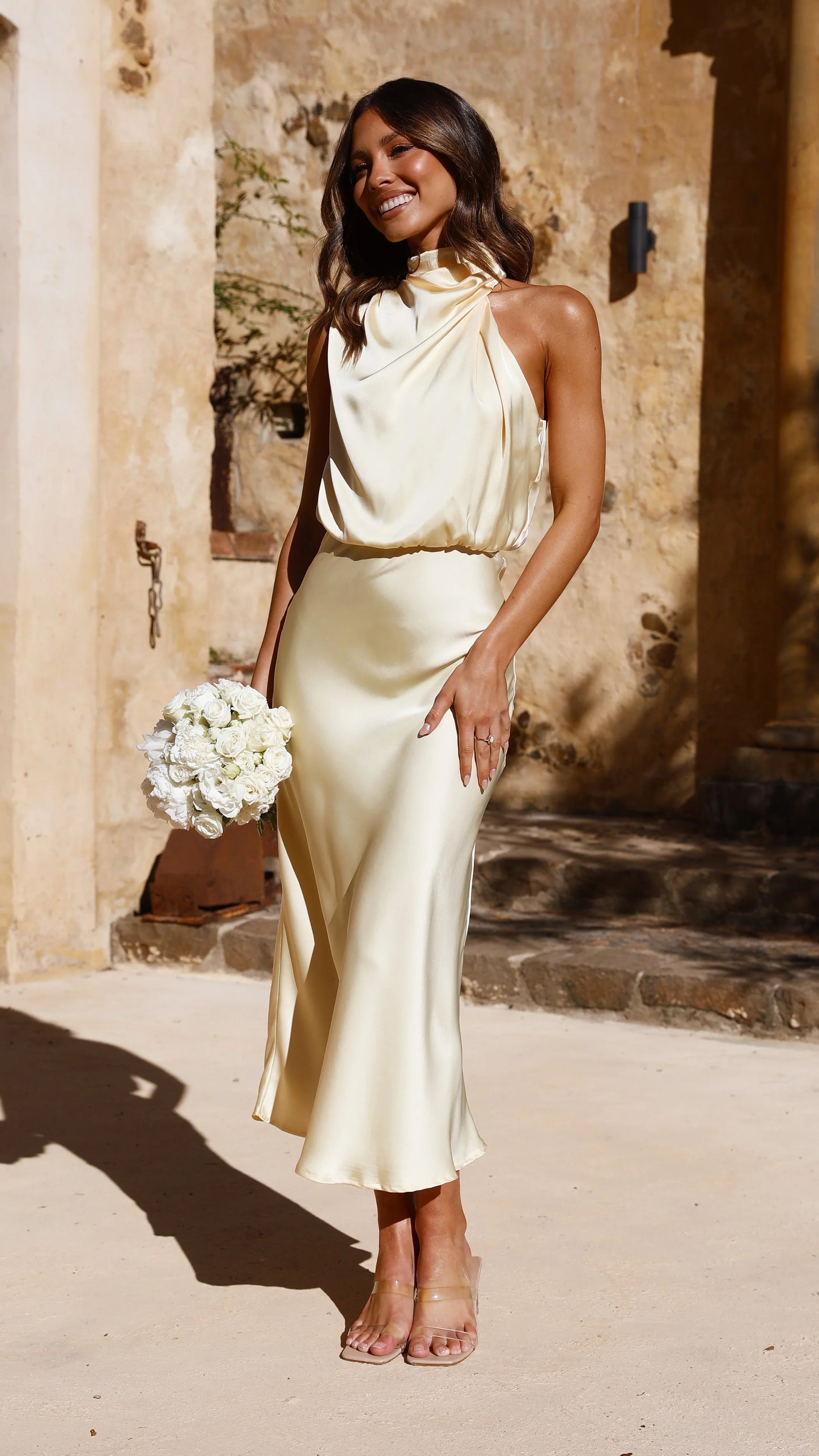 Esther Maxi Dress Lemon
