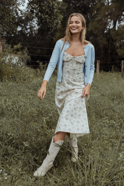 Bliss Cardigan Pale Blue